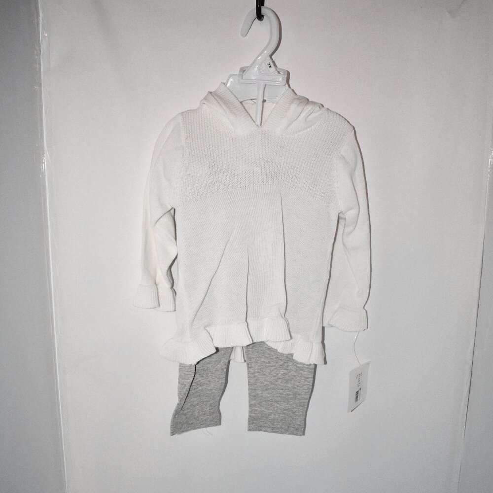 Starting Out 2 Piece Sweater Outfit in Ivory/Grey Size: 12 Mos #F14TI4881 NWT